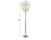 Uma 63" Silver Glam Chandelier Floor Lamp small image number 5