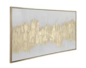 Uma Gold Contemporary Wall Art 36 X 65