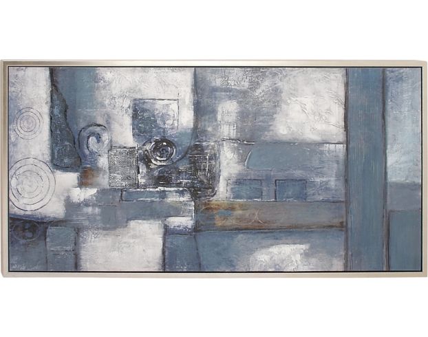 Uma Grey Abstract Wall Art 55 X 28 large image number 1