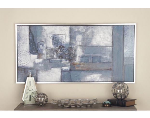 Uma Grey Abstract Wall Art 55 X 28 large image number 5