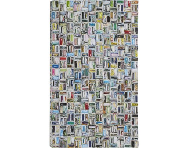 Uma Modern Recycled Paper Abstract Wall Art 40 X 23 large image number 1