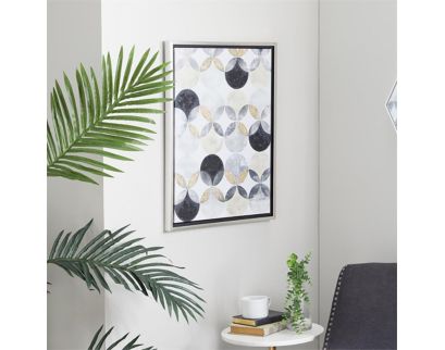 Uma Modern Geometric Framed Wall Art