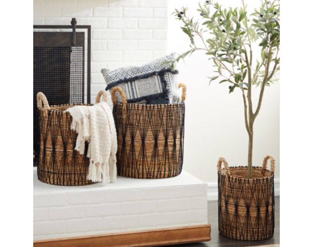 Uma Boho Storage Basket (Set of 3) large image number 2