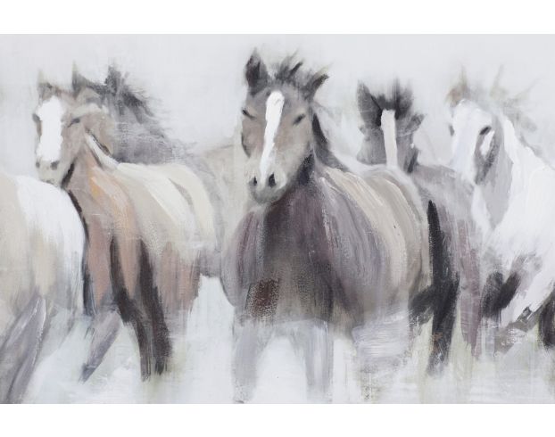 Uma Farmhouse Horses Framed Wall Art 40 x 30 large image number 3