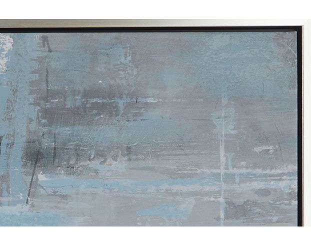 Uma Abstract Art Blue Wood 40 X 40 large image number 4