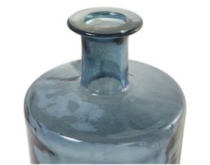 Uma 10 X 30-Inch Dark Blue Glass Vase