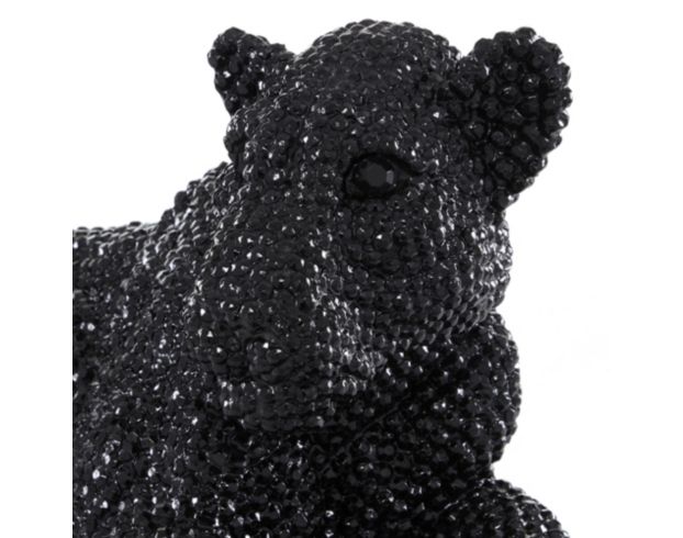 Uma Black Glam Leopard Sculpture large image number 3