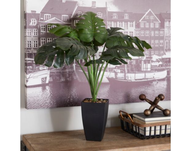 Uma 27" Faux Monstera Plant large image number 2