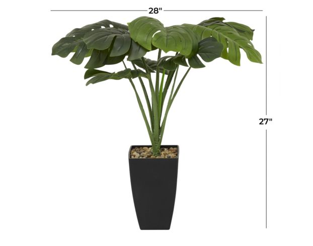 Uma 27-Inch Faux Monstera Plant large image number 3