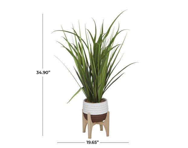 Uma 35-Inch Faux Grass with Planter large image number 3