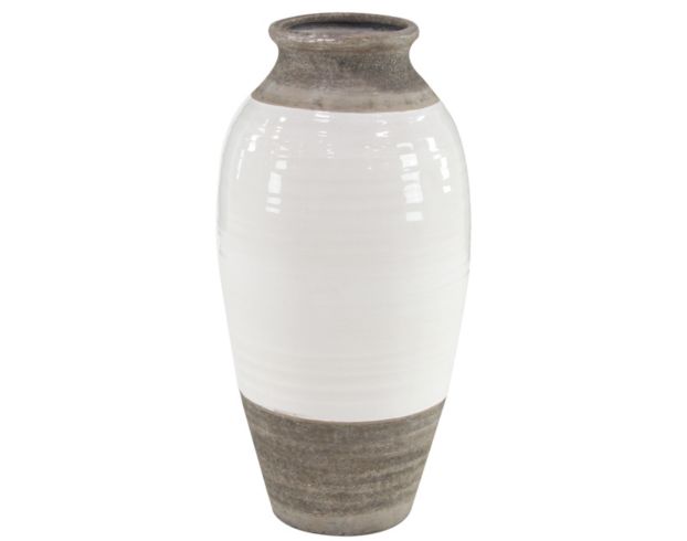 Uma 25-Inch Grey Coastal Vase large image number 1