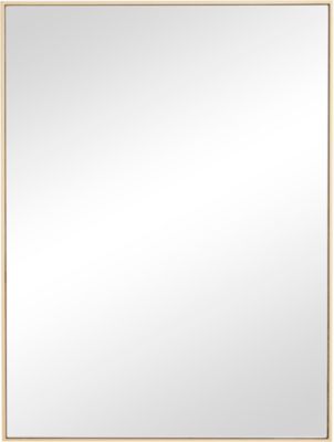 Uma Gold Square Wall Mirror 18 X 24 | Homemakers