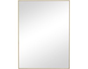 Uma Gold Square Wall Mirror 18 X 24
