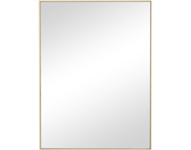 Uma Gold Square Wall Mirror 18 X 24 large image number 1