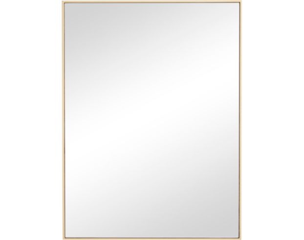 Uma Gold Square Wall Mirror 18 X 24 large image number 1