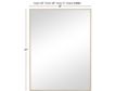 Uma Gold Square Wall Mirror 18 X 24 small image number 4