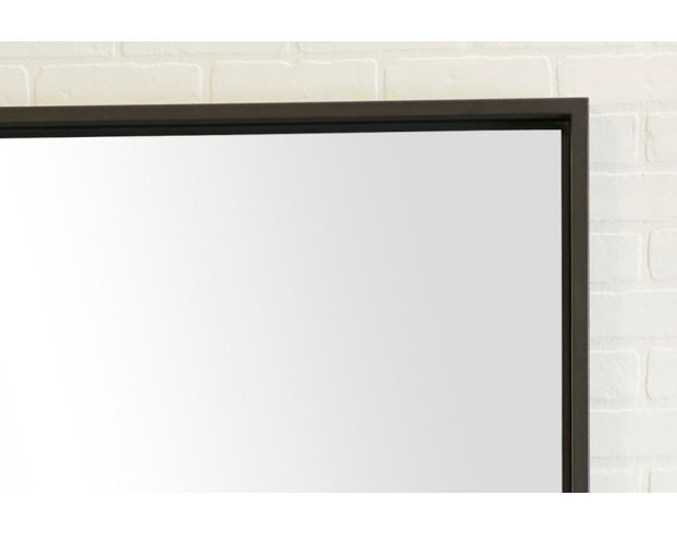 Uma Black Floor Mirror 36 X 72 large image number 2