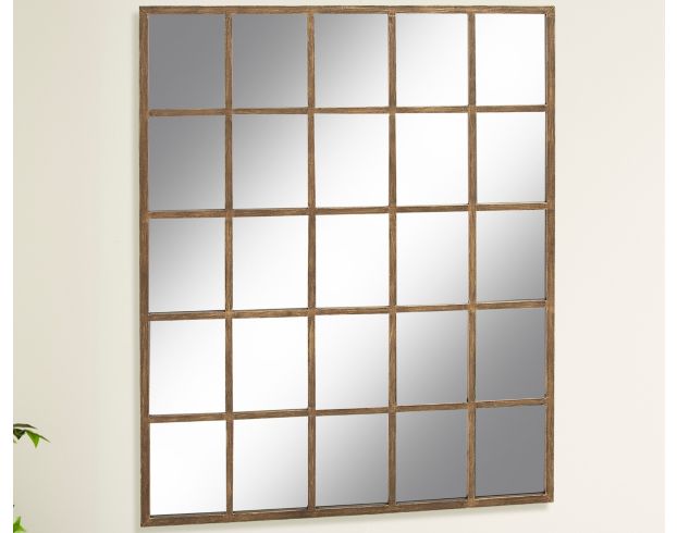 Uma Brown Wood Mirror 56 X 44 large image number 3