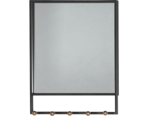 Uma Black Shelf Mirror 20 X 24 large image number 1