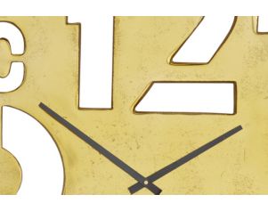 Uma 24-Inch Gold Wall Clock