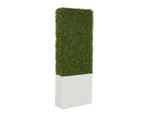 Uma 59" White Hedge Topiary