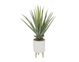 Uma 42-Inch Faux Agave Plant with Planter
