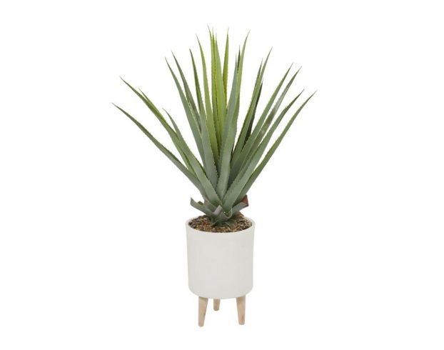 Uma 42-Inch Faux Agave Plant with Planter large image number 1