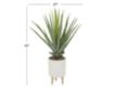 Uma 42-Inch Faux Agave Plant with Planter small image number 3
