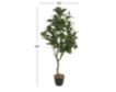 Uma 45-Inch Faux Fig Tree small image number 3