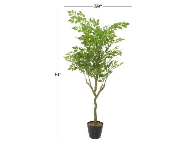 Uma 61" Artificial Weeping Fig Tree large image number 3
