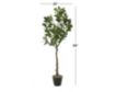 Uma 59-IN Artificial Fig Tree small image number 4