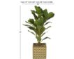 Uma Plant Gold Planter 15-In small image number 3