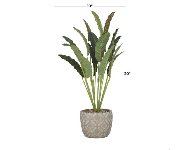 Uma 20-Inch Crotons Plant with Planter large image number 5