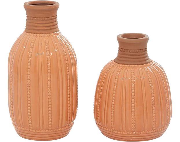 Uma Orange Vases (Set Of 2) large image number 2