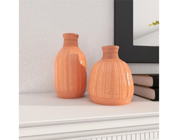 Uma Orange Vases (Set Of 2) large image number 7