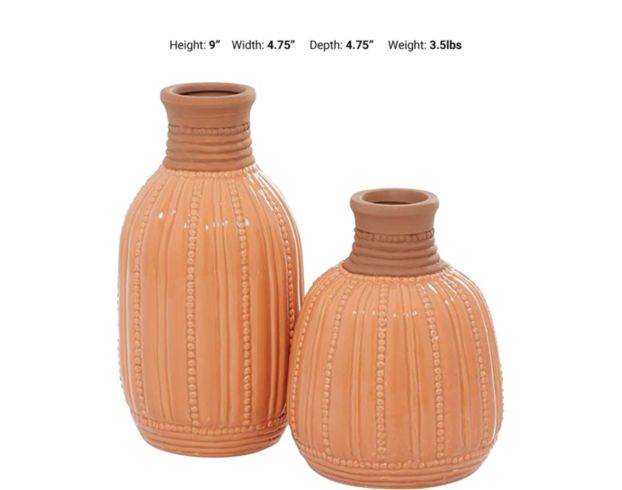 Uma Orange Vases (Set Of 2) large image number 10