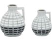 Uma Ceramic Coastal Vases Set of 2 small image number 2