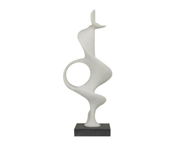 Uma 28" White Abstract Sculpture large image number 1