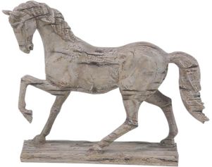 Uma Beige Horse Sculpture