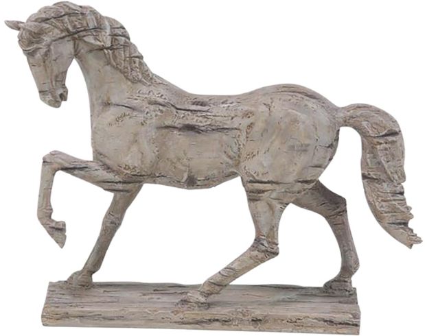 Uma Beige Horse Sculpture large image number 1