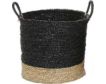 Uma Black Seagrass Basket (Set Of 3) small image number 3