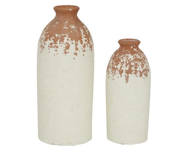 Uma White Vases (Set Of 2) large image number 1