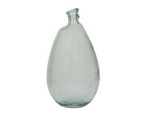 Uma 18" Blue Spanish Glass Vase