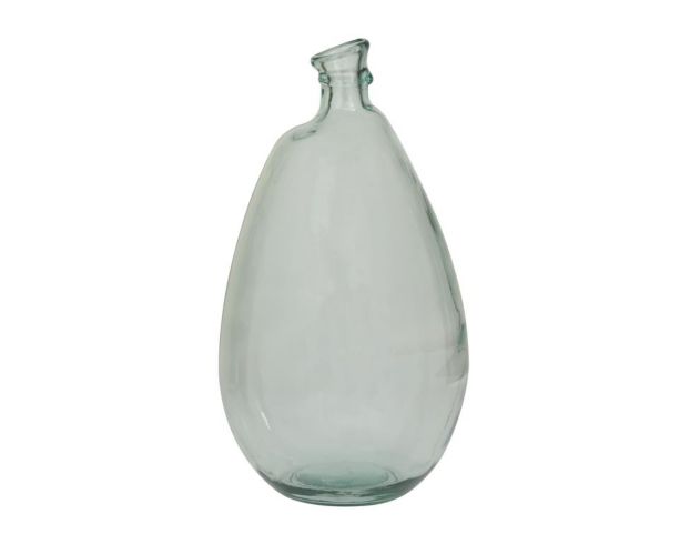 Uma 18" Blue Spanish Glass Vase large image number 1