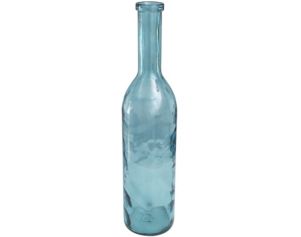 Uma 30" Teal Glass Spanish Vase