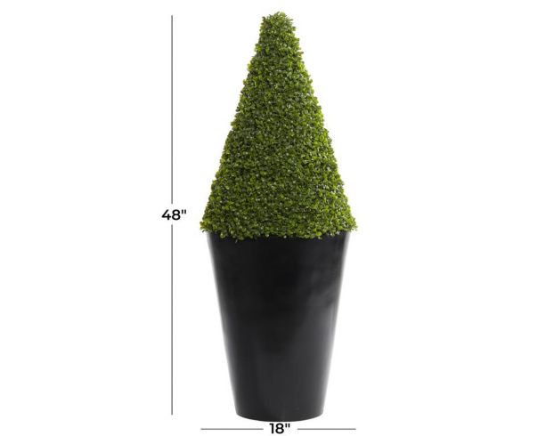 Uma Cone Topiary in Black Pot large image number 4