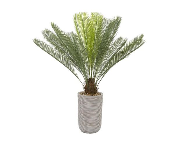 Uma 45-IN Sago Palm Grayish Pot large image number 2