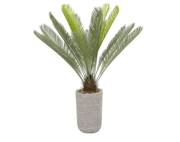 Uma 45-IN Sago Palm Grayish Pot large image number 3