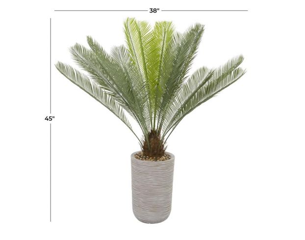 Uma 45-IN Sago Palm Grayish Pot large image number 5