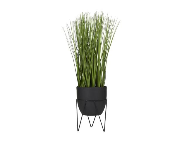 Uma 21-Inch Artificial Wheatgrass with Metal Stand large image number 1